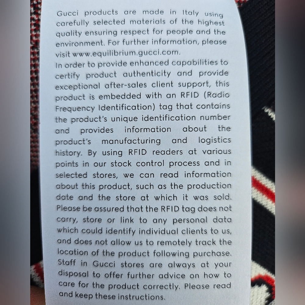 Gucci Black and Red Logo Cardigan - Picture 12 of 14